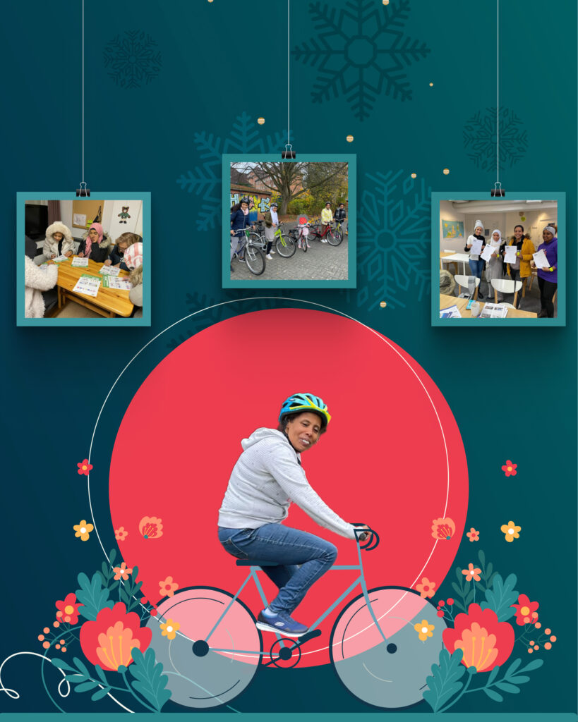 Gemeinsam aktiv fürs Klima - Tag 17 - Fahrradkurs für Frauen
